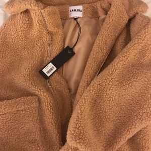I AM GIA pixie coat caramel